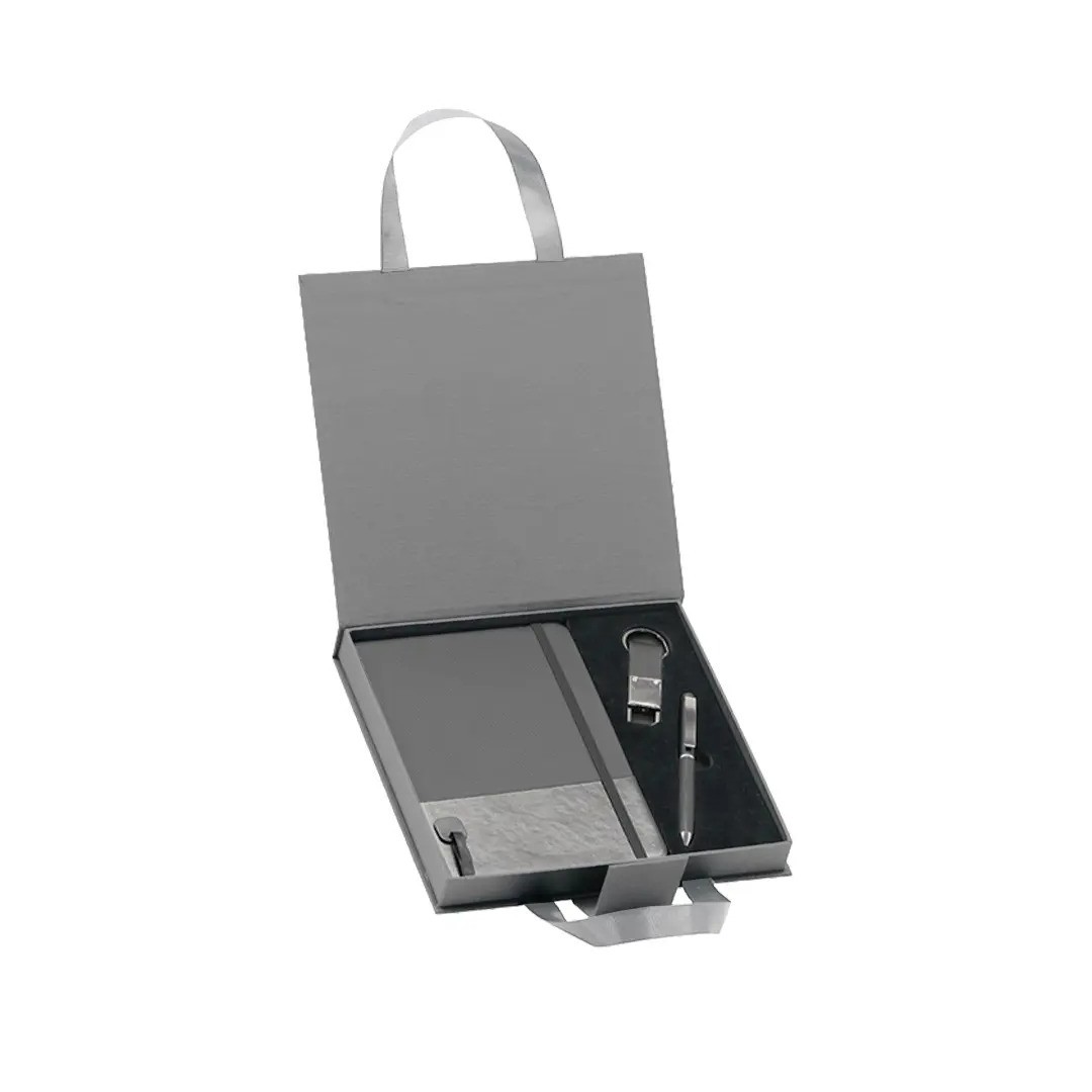 Set Ejecutivo Tipo Maletin Color Gris
