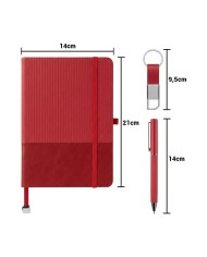 Set Ejecutivo Tipo Maletin Color Rojo