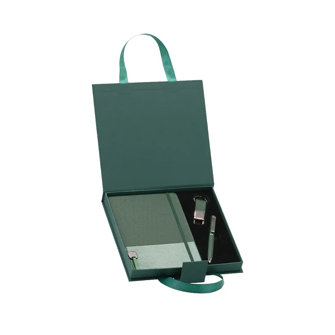 Set Ejecutivo Tipo Maletin Color Verde