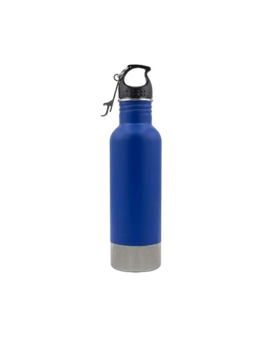 Termo Camping Azul Con Destapador De 750 Ml