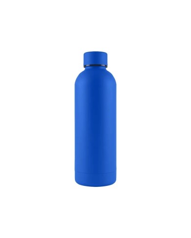Termo Rubber De Acero Inoxidable Color Azul Electrico