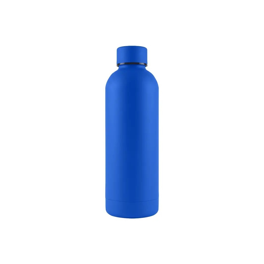 Termo Rubber De Acero Inoxidable Color Azul Electrico