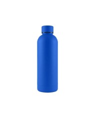 Termo Rubber De Acero Inoxidable Color Azul Electrico