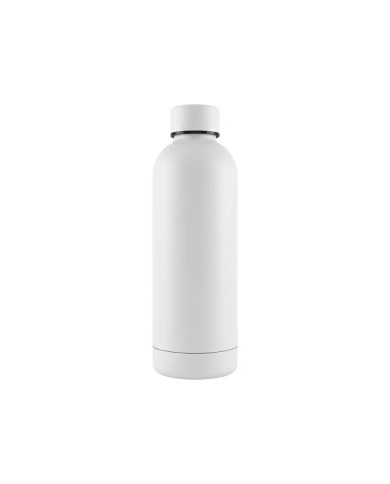 Termo Rubber De Acero Inoxidable Color Blanco