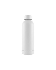 Termo Rubber De Acero Inoxidable Color Blanco