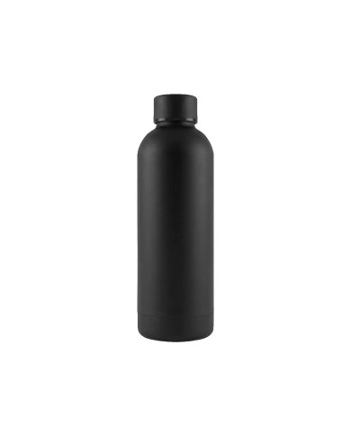 Termo Rubber De Acero Inoxidable Color Negro