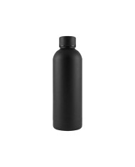 Termo Rubber De Acero Inoxidable Color Negro