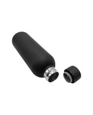 Termo Rubber De Acero Inoxidable Color Negro