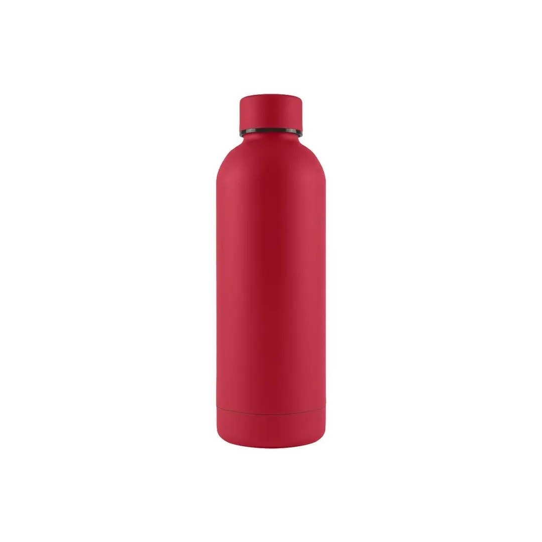 Termo Rubber De Acero Inoxidable Color Rojo