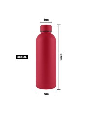 Termo Rubber De Acero Inoxidable Color Rojo