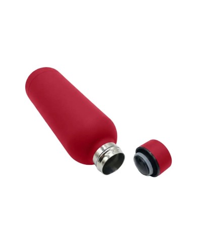 Termo Rubber De Acero Inoxidable Color Rojo