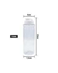 Tomatodo Cilindro Pvc Transparente 750 Ml
