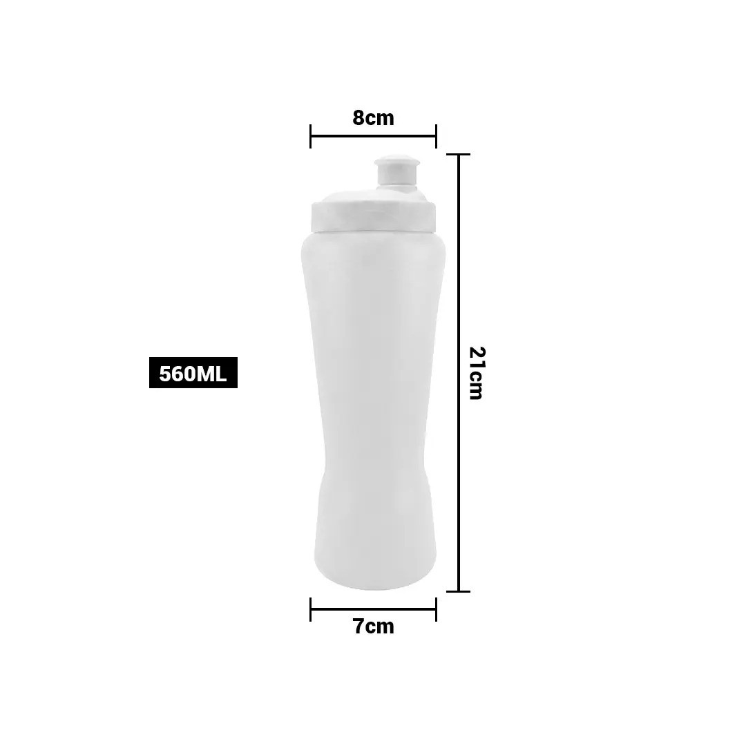 Tomatodo Curve Blanco Solido 560Ml Pvc