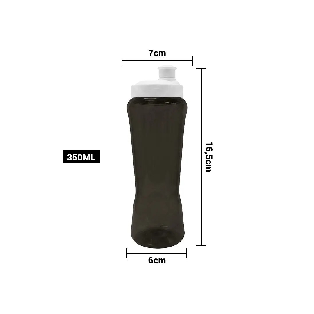 Tomatodo Curve Negro Traslucido 560Ml Pvc