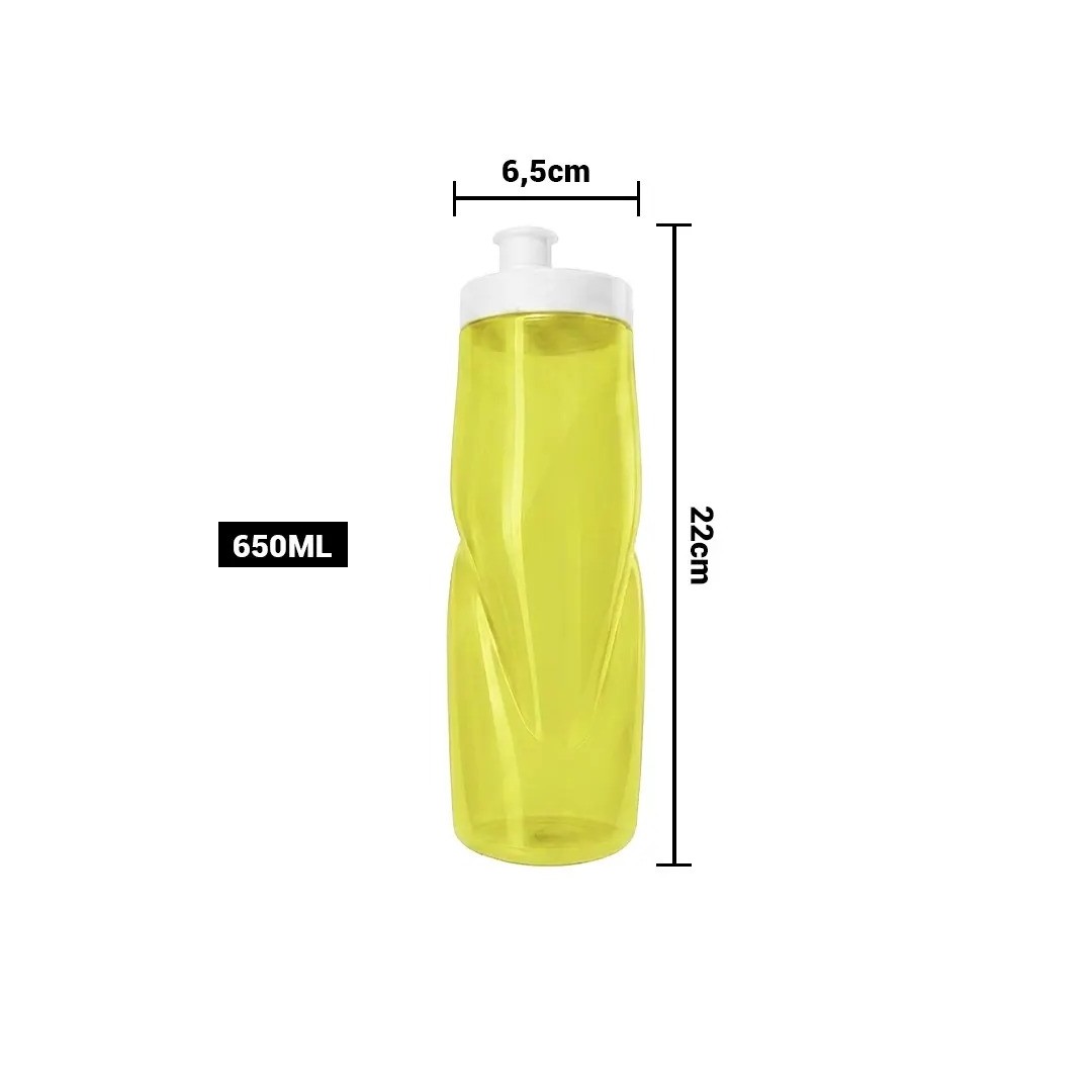 Tomatodo Global Amarillo Trasl Con Tapa Standar 650 Ml