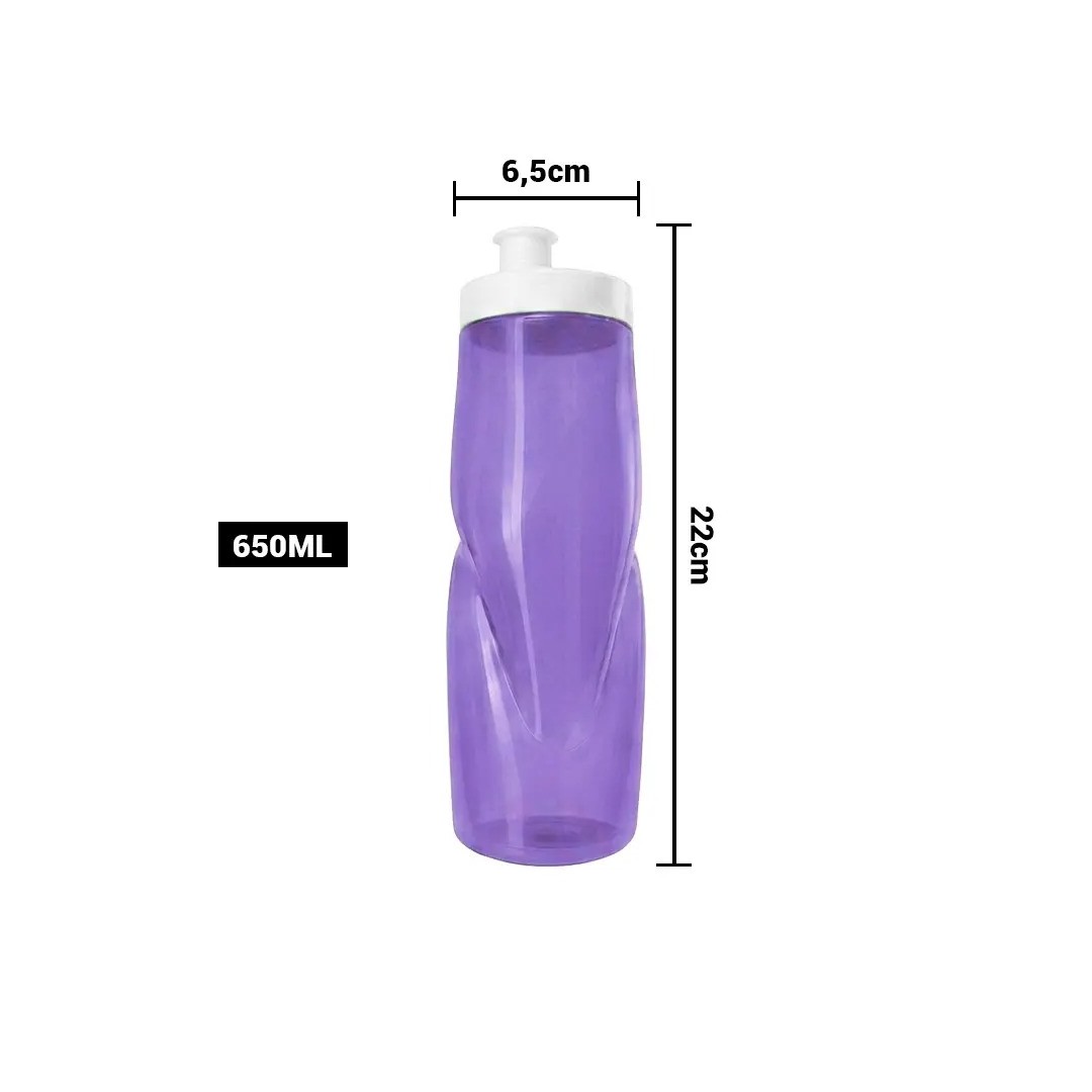 Tomatodo Global Morado Trasl Con Tapa Standar 650 Ml