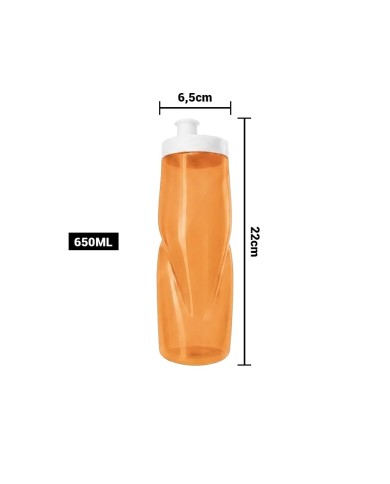 Tomatodo Global Naranja Trasl Con Tapa Standar 650 Ml