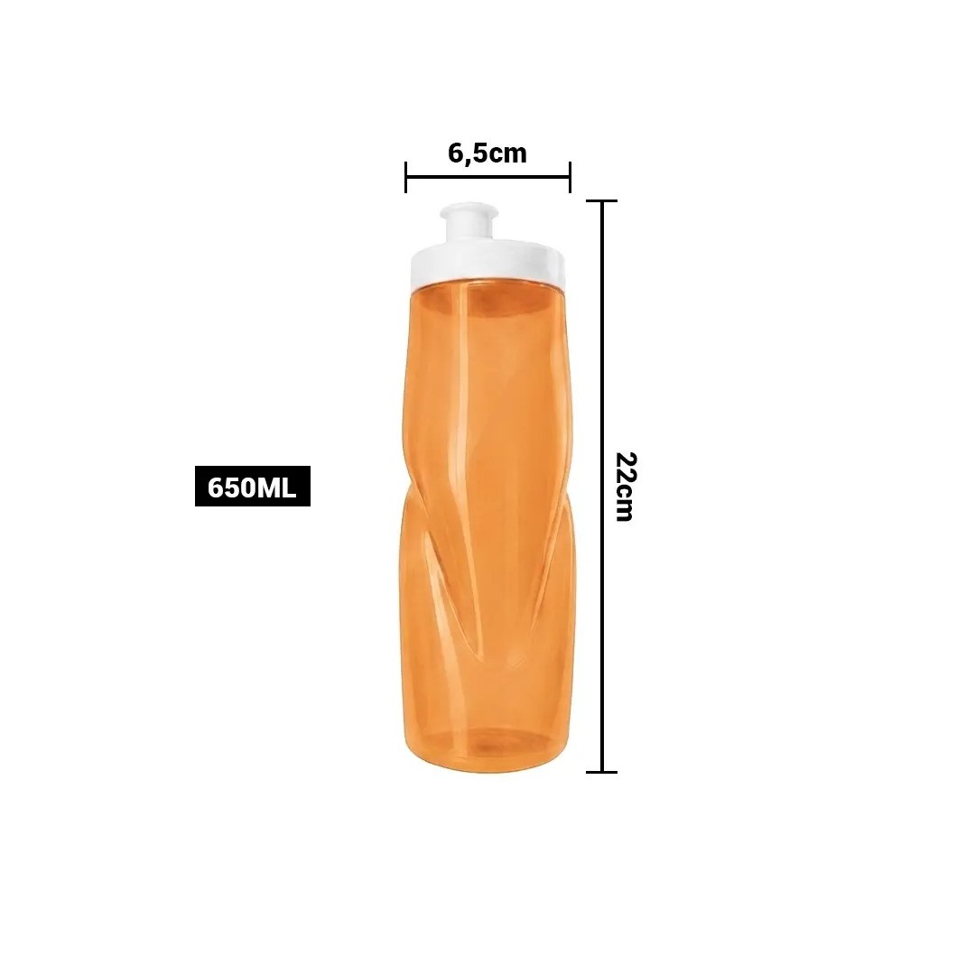 Tomatodo Global Naranja Trasl Con Tapa Standar 650 Ml
