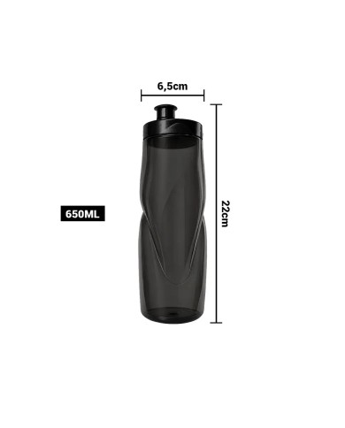 Tomatodo Global Negro Trasl Con Tapa Standar 650 Ml