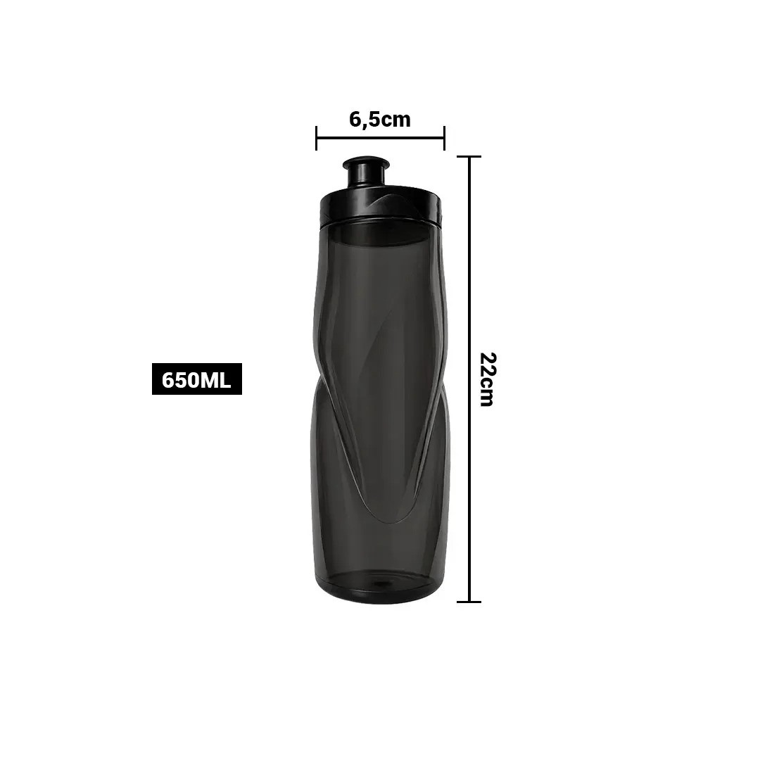 Tomatodo Global Negro Trasl Con Tapa Standar 650 Ml