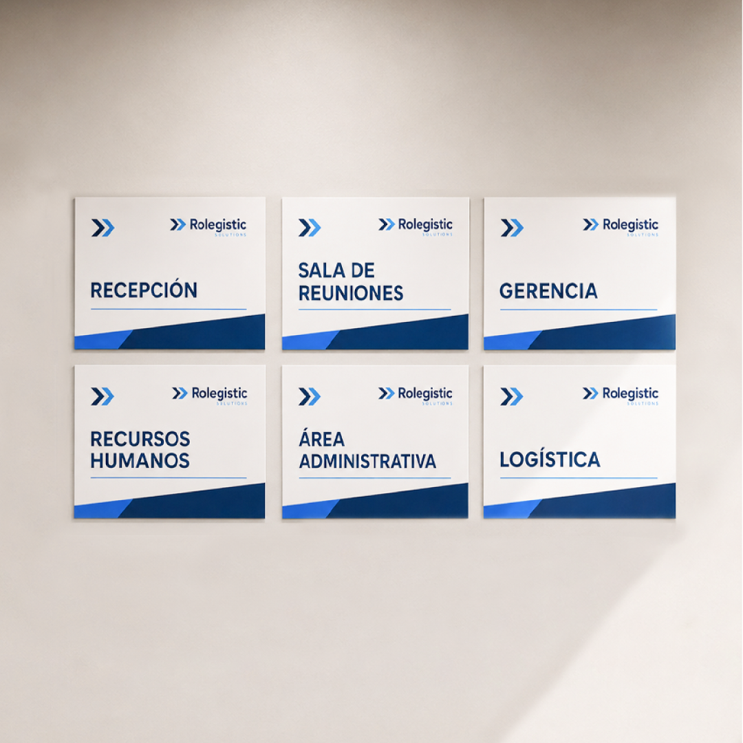 Señaléticas Corporativas en PVC