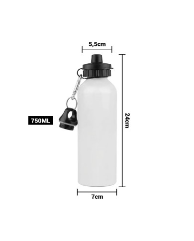 Tomatodo Tinman Blanco Con Doble Tapa 750Ml