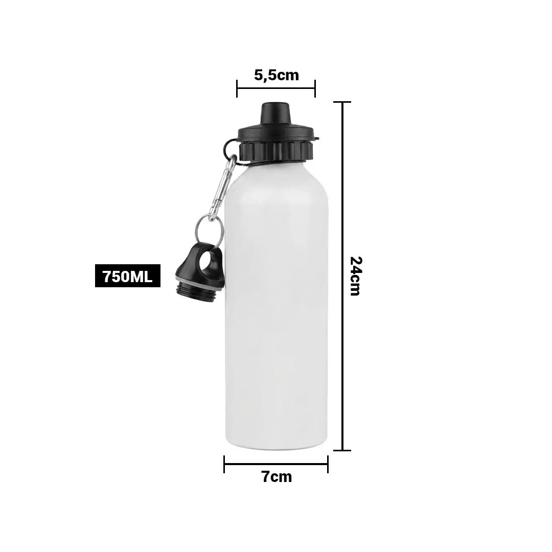 Tomatodo Tinman Blanco Con Doble Tapa 750Ml