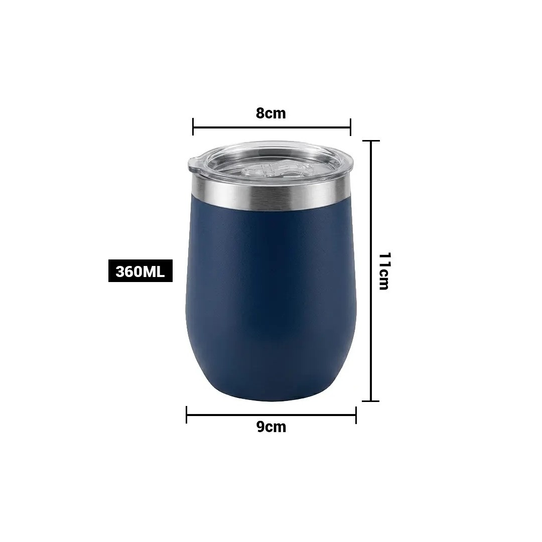Vaso Termico Tumbler 360 Ml Color Azul