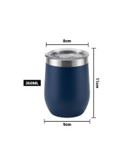 Vaso Termico Tumbler 360 Ml Color Azul