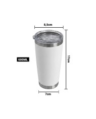 Vaso Termico Tumbler Blanco