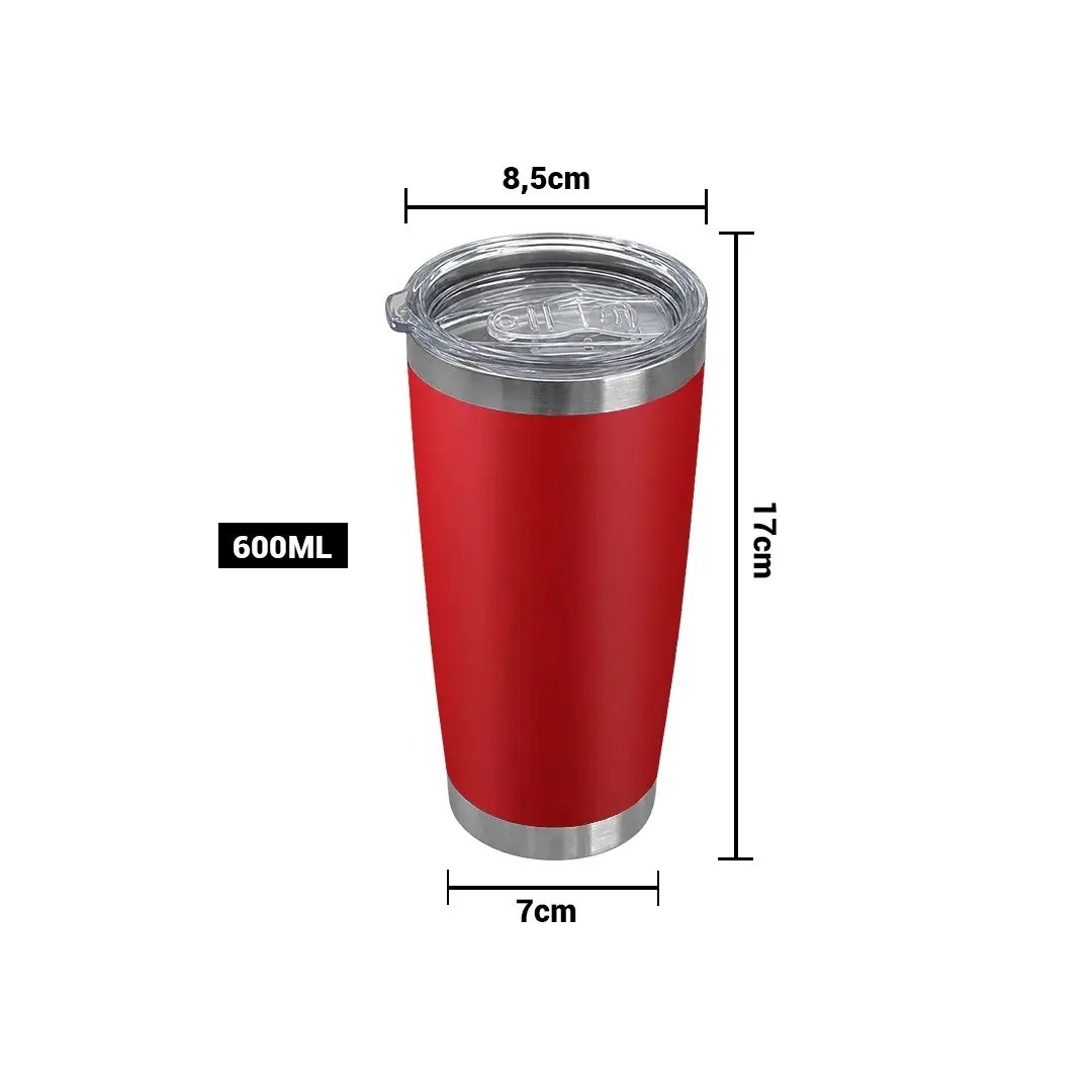 Vaso Termico Tumbler Rojo