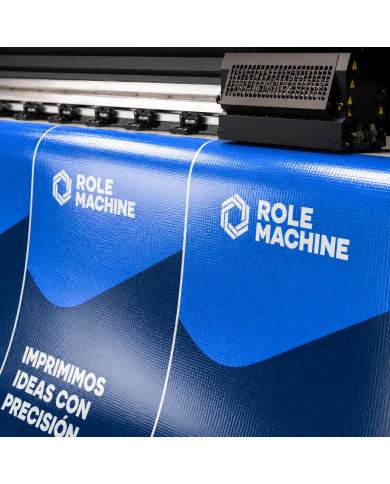 Lona 13 oz Brillo en Guayaquil | Role Machine