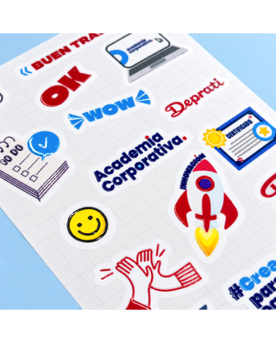 Stickers premium con Barniz UV Alto Relieve