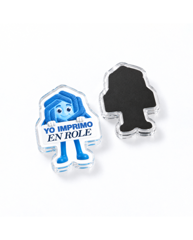Imantado de Acrílico Personalizado 5x5 cm | Guayaquil