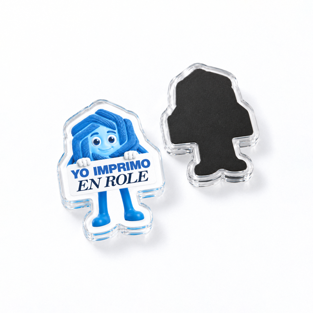 Imantado de Acrílico Personalizado 5x5 cm | Guayaquil
