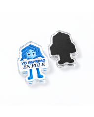 Imantado de Acrílico Personalizado 5x5 cm | Guayaquil