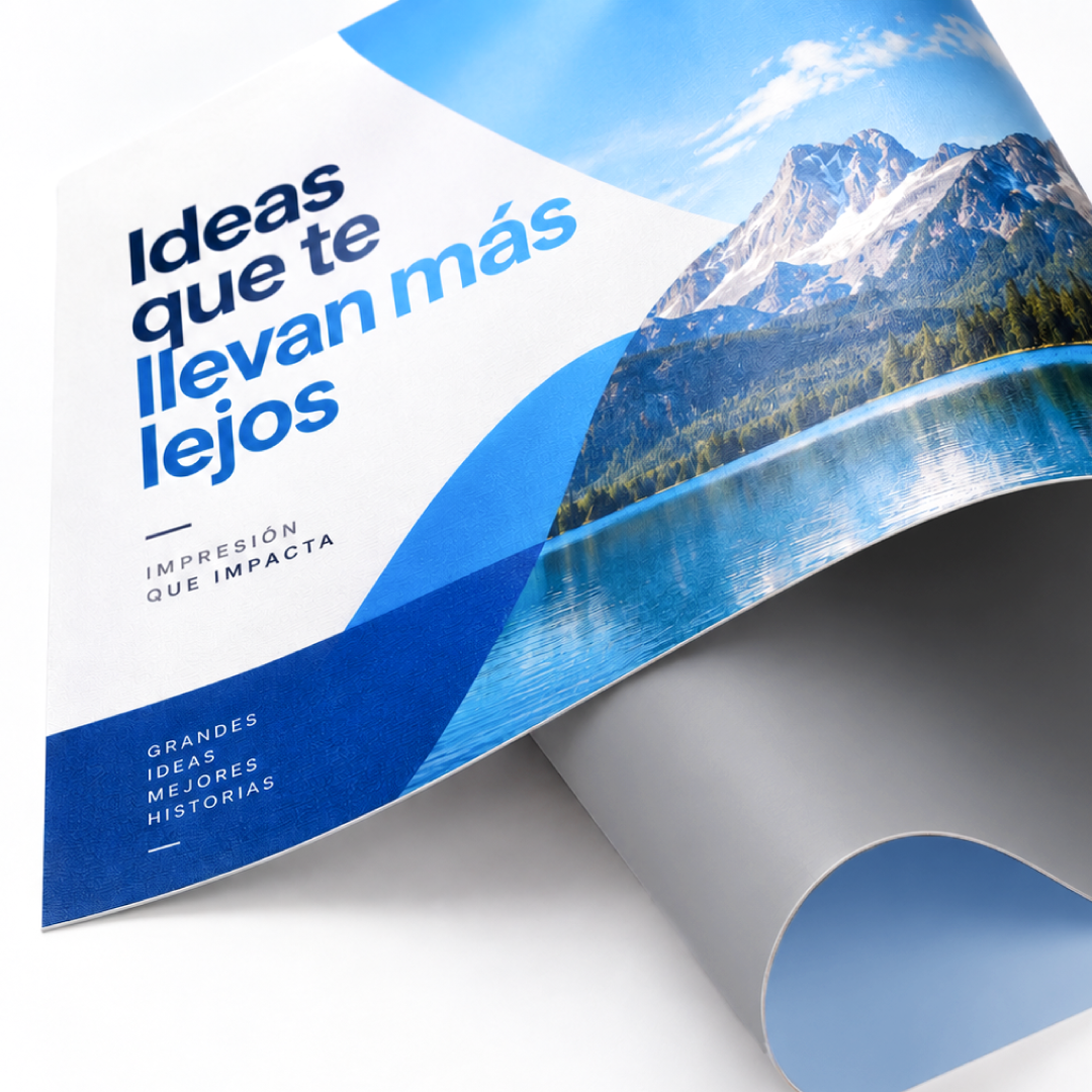 PET banner impreso para interiores en Guayaquil | Role Machine