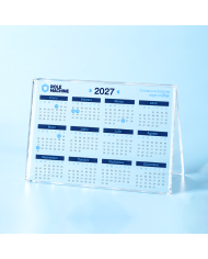 Calendario de Acrílico Personalizado para Escritorio | Role Machine