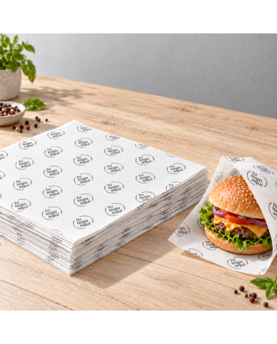 Papel Antigrasa Personalizado a 1 Color