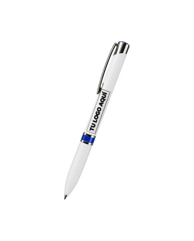 Boligrafo Artic Blanco Con Azul - personalizable con tu logo
