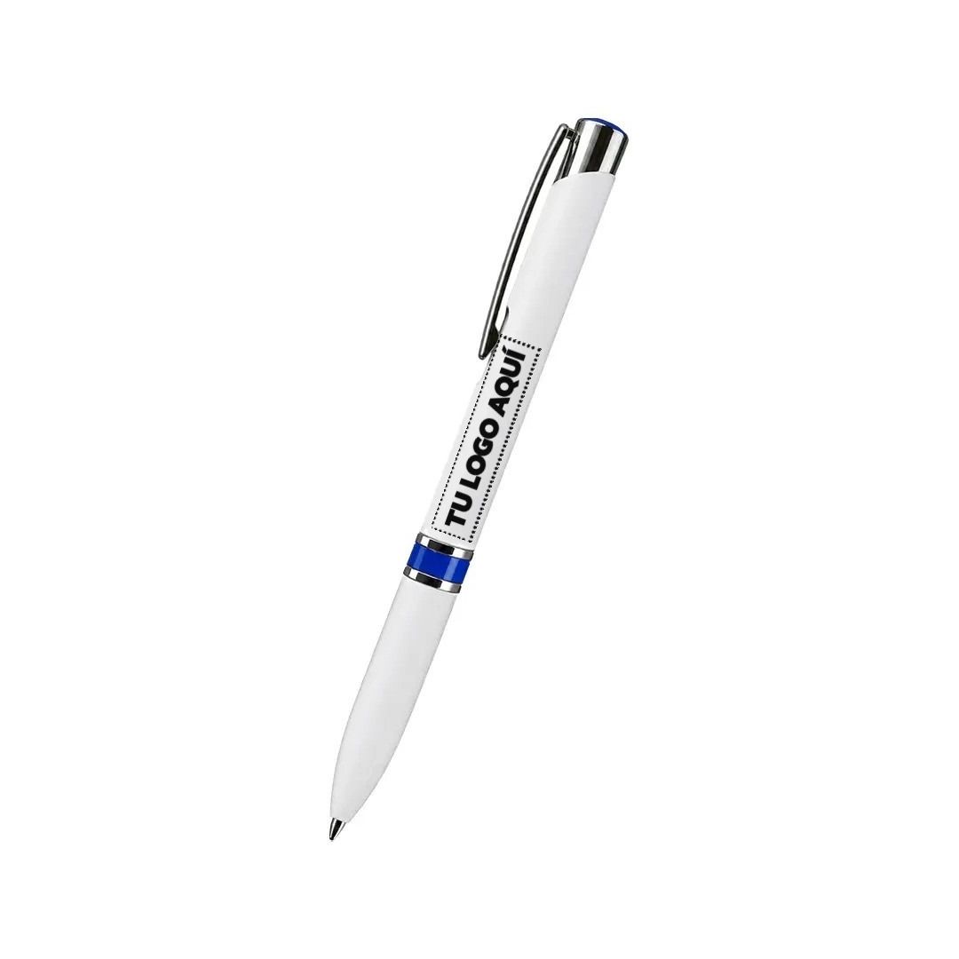 Boligrafo Artic Blanco Con Azul - personalizable con tu logo