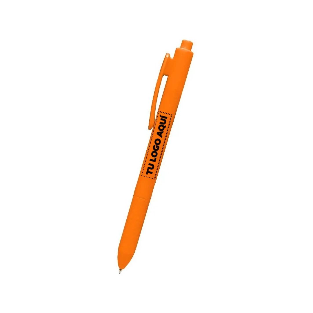 Boligrafo Click Plus Color Naranja - personalizable con tu logo