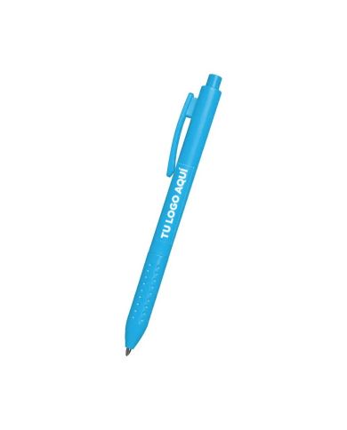 Boligrafo Click Plus Color Turquesa - personalizable con tu logo