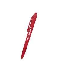 Boligrafo Colori Grip Rojo Solido - personalizable con tu logo