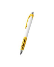 Boligrafo Glen Blanco/Amarillo - personalizable con tu logo