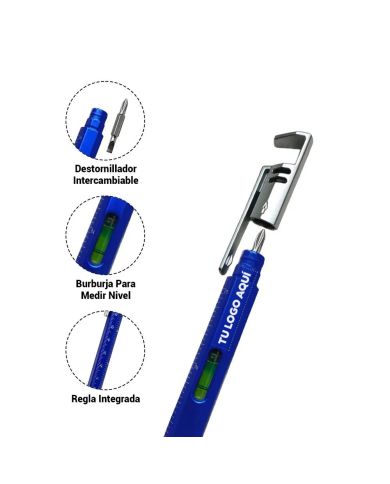 Boligrafo Master Azul - personalizable con tu logo