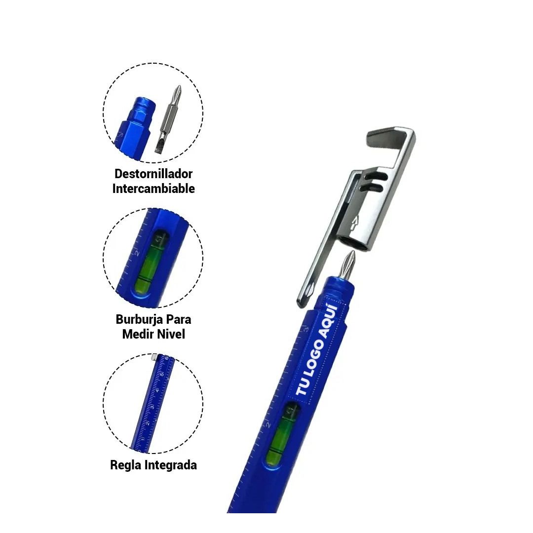 Boligrafo Master Azul - personalizable con tu logo