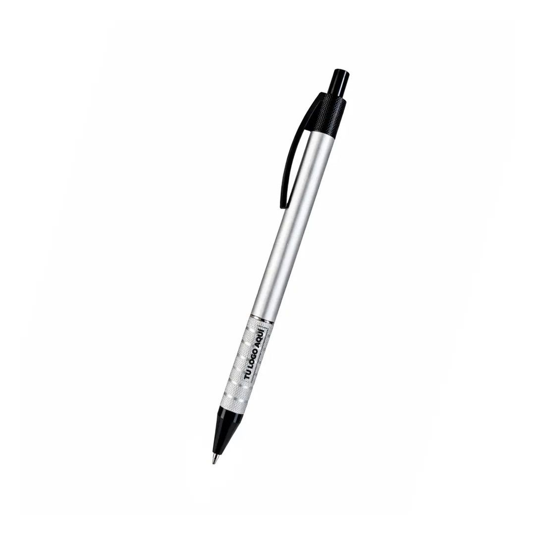 Bolígrafo Metálico Plateado - personalizable con tu logo