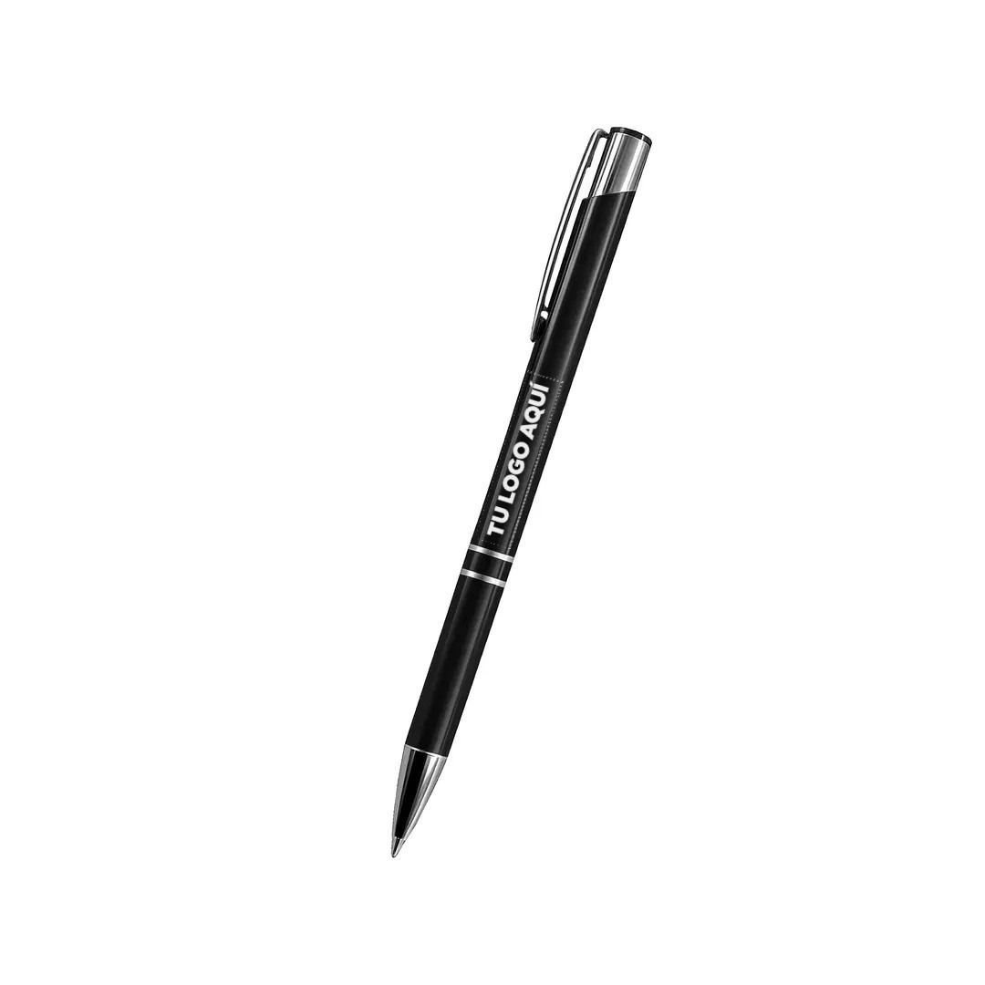 Boligrafo Metalica Paris Negro - personalizable con tu logo