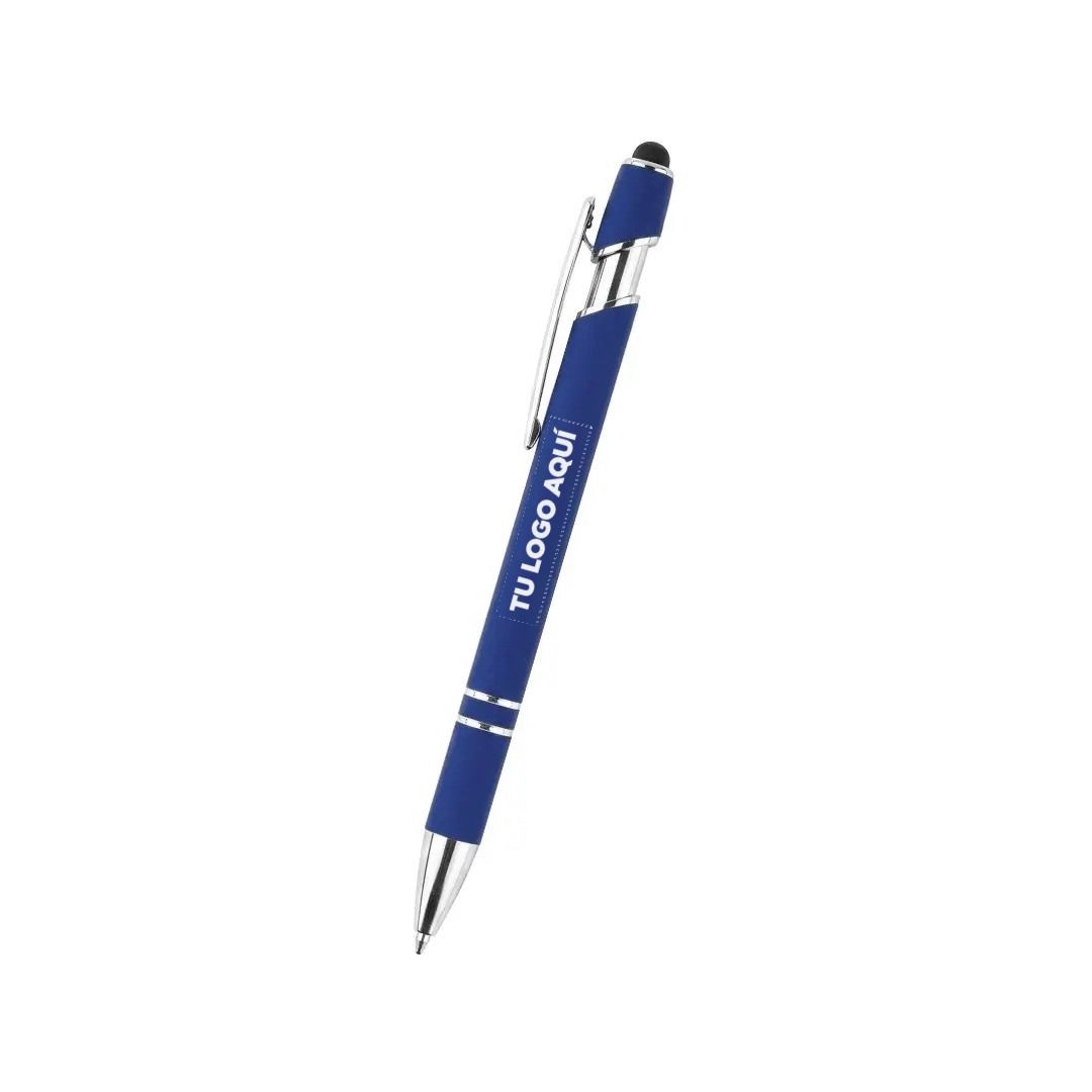 Boligrafo Metalico Roma Azul - personalizable con tu logo